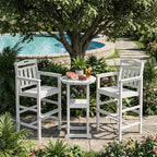 Ciokea Heavy Duty Bar Height Chair, 380lbs Outdoor Adirondack Tall Bar Chair - Image 4