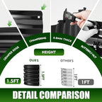 17" Tall Elevated Round Metal Rised Garden Bed- 4'x4' in Size and 0.8MM Thick - Image 5