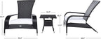 SAFAVIEH Outdoor Patio Furniture Collection Edna 3-Piece Lounge Set - Image 15