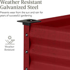Best Choice Products 48x24x30in Galvanized Raised Garden Bed, Metal Elevated - Image 4