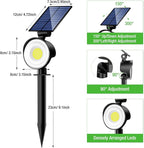 nipify 10 Pack Solar Spot Lights Outdoor Waterproof - Image 6