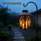 Solar Outdoor Lantern, Garden Hanging Waterproof Lanterns PVC Upgrade 3 LED - Image 4