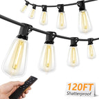 Brightever 120FT LED Outdoor String Lights by Brightever