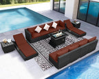 NICESOUL 13 Piece Outdoor Furniture - Image 2