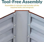 Sunnydaze 11.75" H Raised Metal Garden Bed - Image 5