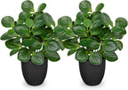 14.5" Artificial Plants Indoor Home Decor, Fake Potted Silk Plants - Image 8