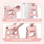 ACSTEP Folding Step Stool 11 Inch, Sturdy Plastic Foldable Step Stool - Image 6