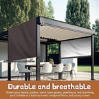 Universal Pergola Replacement Canopy Outdoor Canopy Shade Cover Waterproof - Image 7