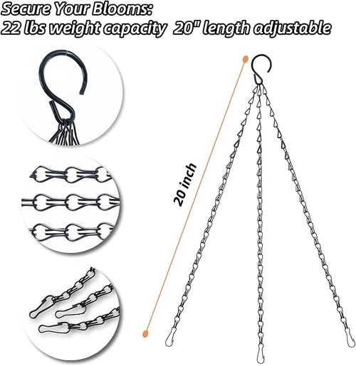 20 Inch Hanging Baskets Chain, Hanging Chains - Image 2