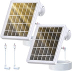 Solar Panel Charger for Ring Camera，Spotlight Cam Plus/Pro and Stick Up Cam by Loqdivr