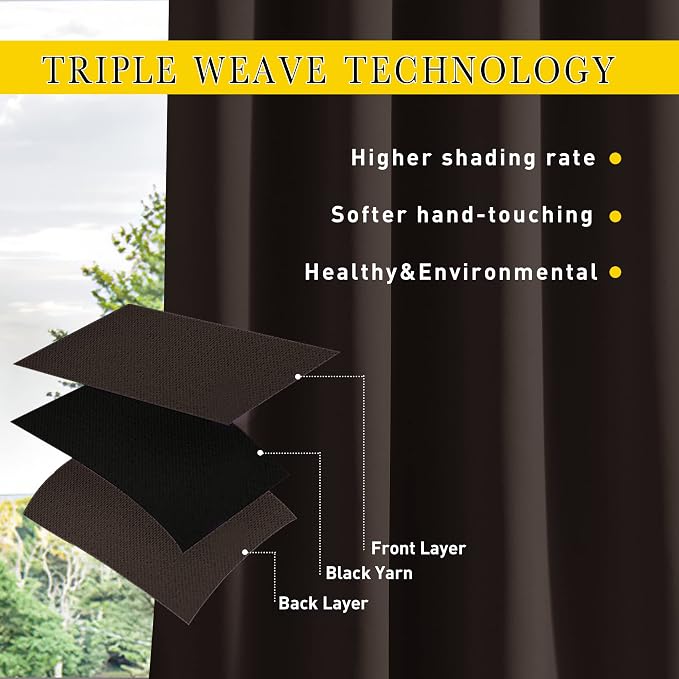 NICETOWN 2 Panels Outdoor Curtains - Image 6