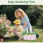 Garden Tool Set, 10 Piece Garden Kit, Heavy Duty Stainless Steel Gardening Hand - Image 5