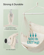 SONGMICS Hammock Chair, Load Capacity 500 lb, Hanging Chair - Image 4