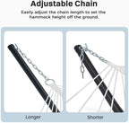 SUPERJARE Hammock with Stand, 2 Person Heavy Duty Hammock with Padded Cotton - Image 6