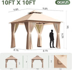 Aoxun 10x10 Outdoor Gazebo - Image 3