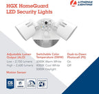 Lithonia Lighting HomeGuard 2-Light LED Outdoor Flood Lights, Motion Sensor - Image 3