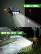 Solar spot Lights Outdoor IP65 Waterproof Solar spotlights 3 Lighting Modes - Image 5