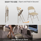 VINGLI 4 Pack Folding Chairs - Image 6