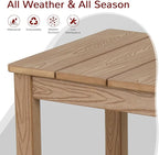 Stoog Outdoor Side Table, Weather Resistant 2-Tier Rectangle Patio End Table - Image 4