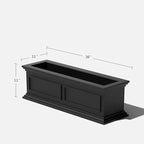 Veradek Brixton Window Box Plastic Planter - Image 2