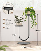 Bamworld Outdoor Plant Stand Metal Plant Stand Indoor Corner Plant Stands 2 - Image 3