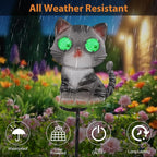 Cat Solar Garden Stakes 39.3inch - Image 4