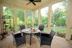 PHI VILLA 44 Inch Large Metal Round Table - Image 4