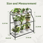 Plant Stand Outdoor 3 Tier Plant Stand Metal Plant Stands Waterproof Plant - Image 6