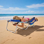 MOPHOTO Oversized Beach Lounge Chair, 5-Position Adjustable Tanning Chair - Image 2