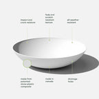 Veradek Mason Series Lane Bowl Planter| - Image 3