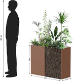 Rectangular Planter Box with Removable Insert Shelf - Image 3