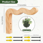 FGSAEOR Plant Hangers Outdoor, Hanging Plant Hooks - Image 2