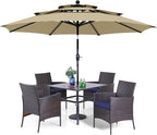 PHI VILLA 5 Piece Patio Dining Set by PHIVILLAThepioneerofcomfortablehouseholdsupplies