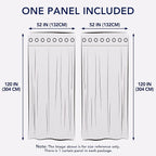 PureFit Outdoor Curtains for Patio Waterproof Weatherproof, UV Resistant - Image 6