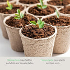 VIVOSUN Peat Pots, 120 Packs 3.15-Inch Seed Starting Pots - Image 3