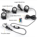 RGB Pond Lights with Timer, LED Underwater Submersible Colorful Landscape - Image 3