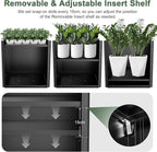 Tall Metal Planter Box for Outdoor Plants 26" L x 26" W x 26", Heavy Duty Steel - Image 4