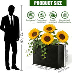 Metal Rectangular Planter, Metal Planter Box - Image 2