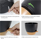 Large Self Watering Pots, 12/10/9 Plastic Planters - Image 4