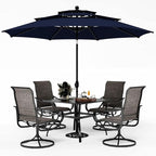 PHI VILLA Patio Dining Set by PHIVILLAThepioneerofcomfortablehouseholdsupplies