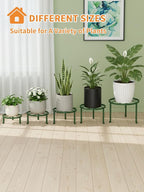 5 Pack Plant Stand for Flower Pot Heavy Duty Potted Holder Home, Round Plant - Image 7