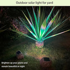 Solar Rock Lights Outdoor Waterproof, 4 Pack LED Colored Garden Rock Solar Light - Image 3