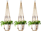 Mkono Macrame Plant Hanger Indoor Hanging Planter Basket by Mkono