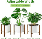 Airpark Adjustable Plant Stand Indoor, Metal Mid Century Modern Plants Stands - Image 3
