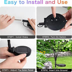 6-Pack Garden Solar Lights, 48 LED Solar Lights Outdoor - Image 5