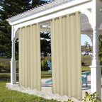 BONZER Outdoor Curtains for Patio Waterproof Thick Privacy Grommet Light - Image 7