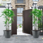 3 Pack Large 16 Inch Plastic Plant Pots - Image 2