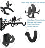 Multipurpose Hanging Basket Plant Brackets Outdoor Indoor, Heavy Duty Solid - Image 3