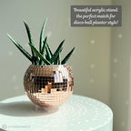 SCANDINORDICA Disco Ball Planter – Value Package: Mirror Disco Planter - Image 6