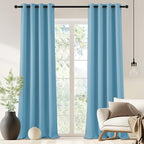 NICETOWN Blackout Drapery Curtain Panel 90 inches Long by NICETOWN